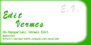 edit vermes business card